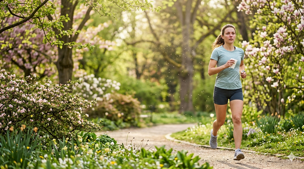 Heuschnupfen und Training: Wie Sport trotz Pollenbelastung möglich bleibt